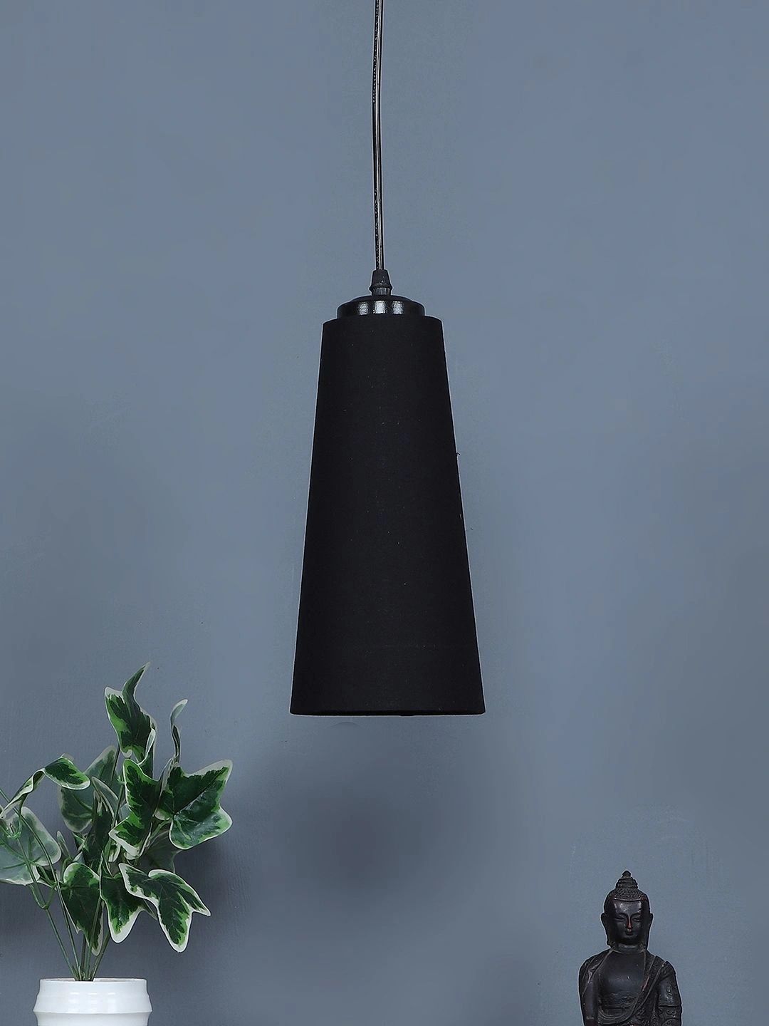 Myntra Elegant Homes Black Textured Contemporary Ceiling Lamp-picture-18