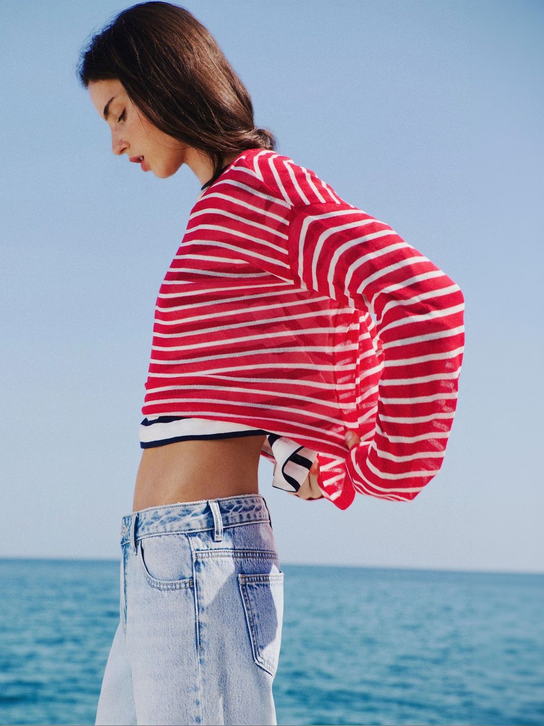 MANGO MNG Women Striped Pullover-picture-16