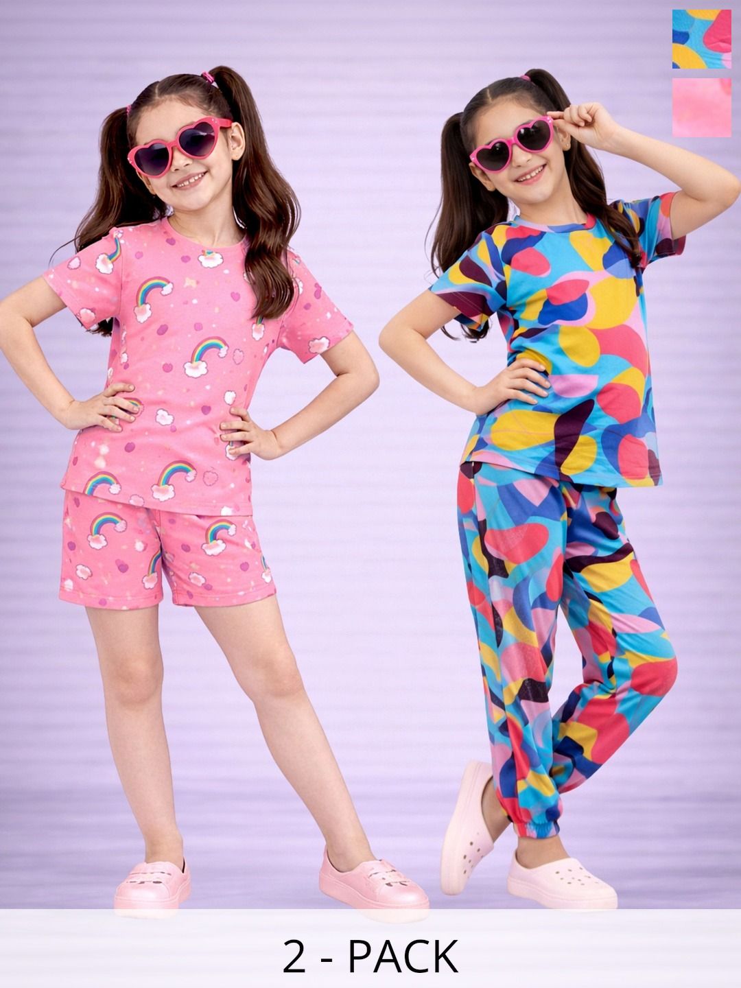 LITBABY Girls Printed Short Sleeves Nightdress-picture-47