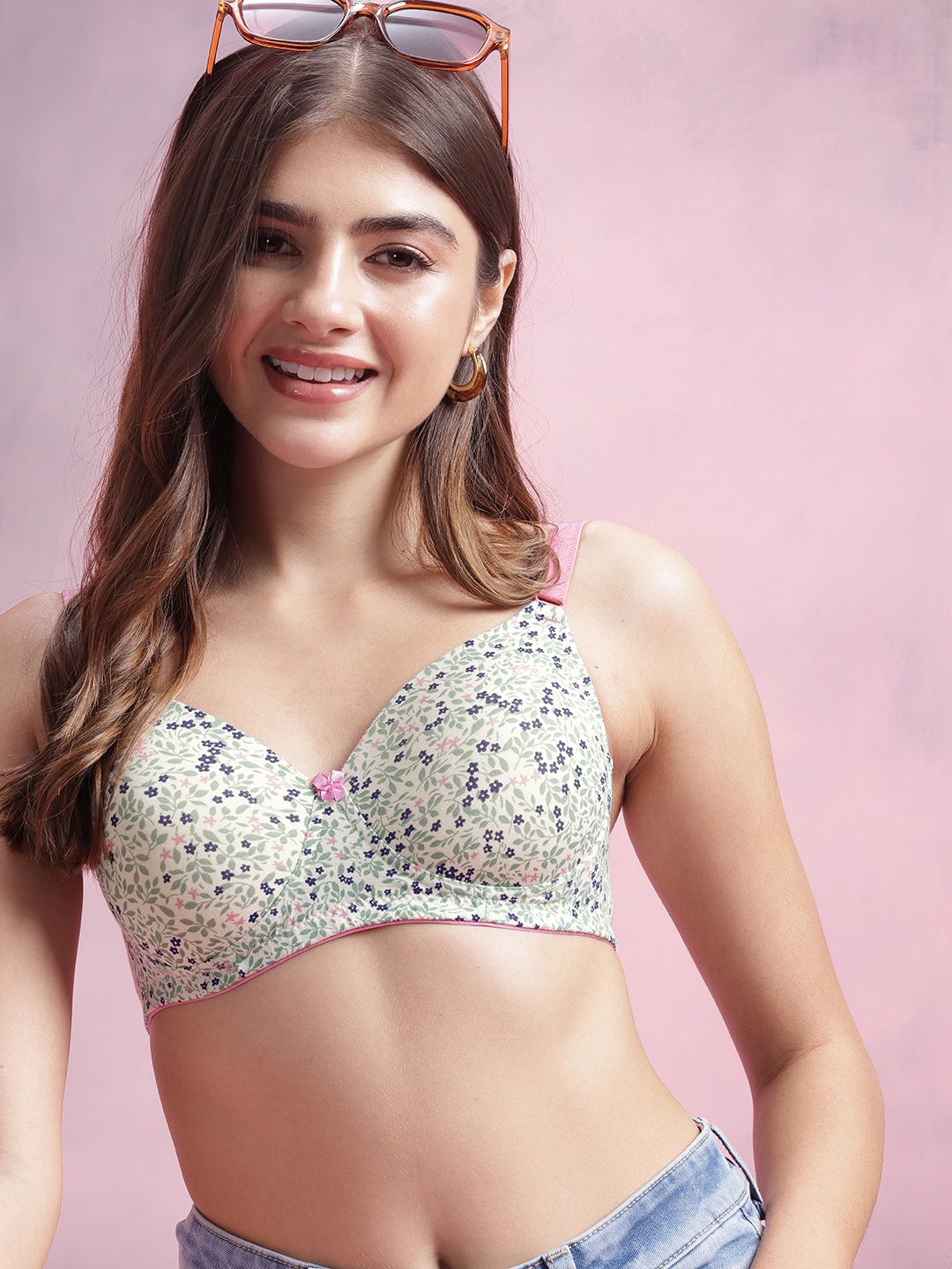 DressBerry Floral Bra Full Coverage Lightly Padded-picture-26
