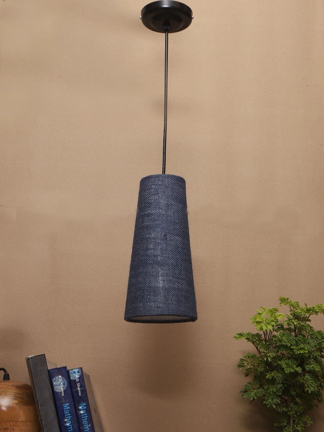 Myntra Elegant Homes Blue Textured Ceiling Lamp-picture-21