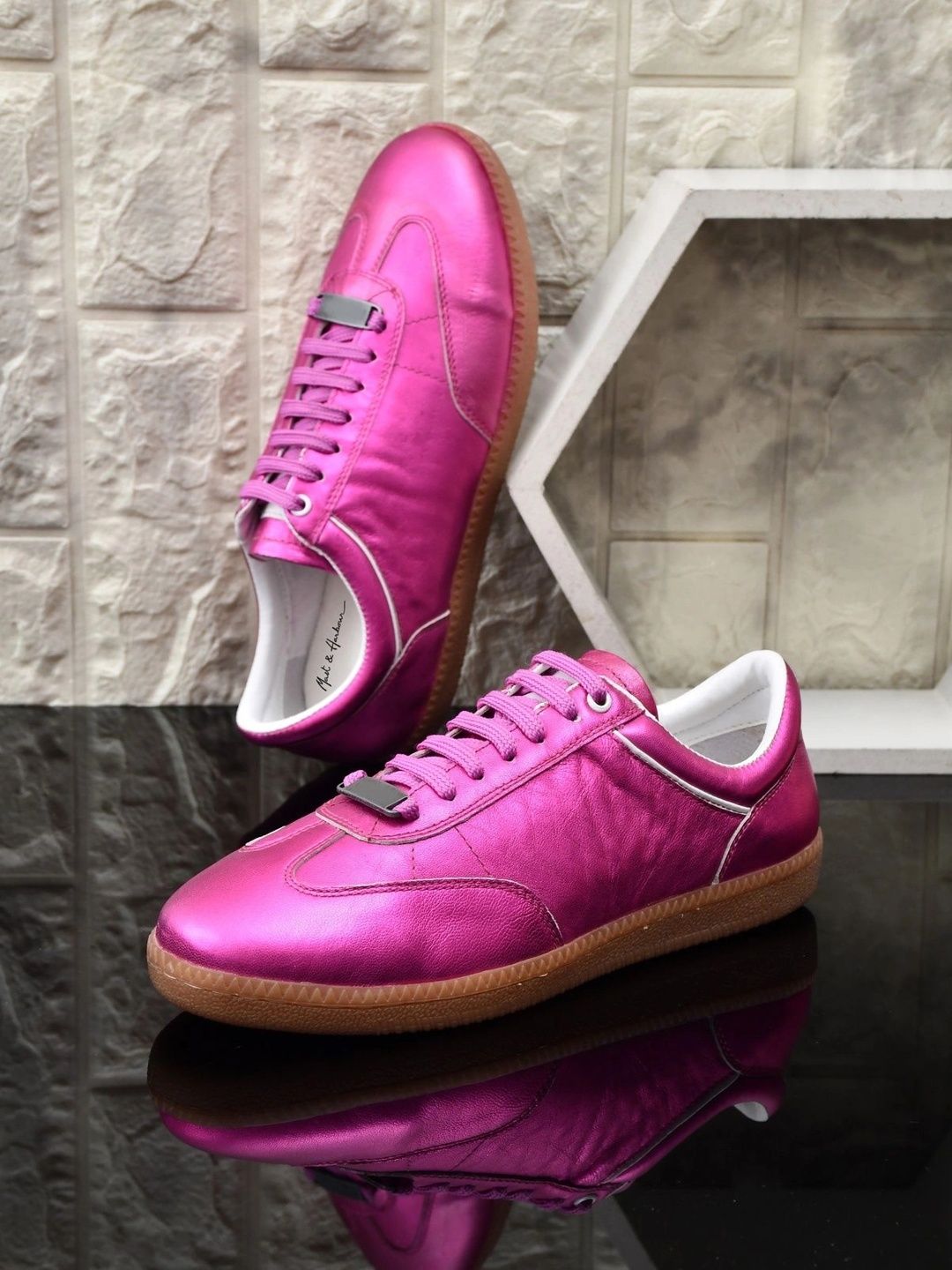 Mast & Harbour Women Leather Sneakers-image-19
