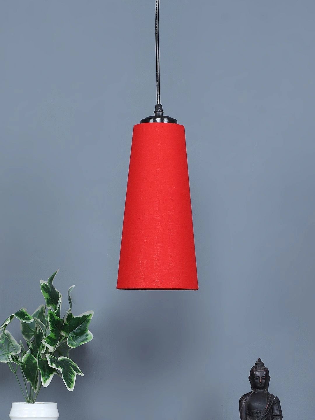 Myntra Elegant Homes Red Textured Contemporary Ceiling Lamp-picture-12