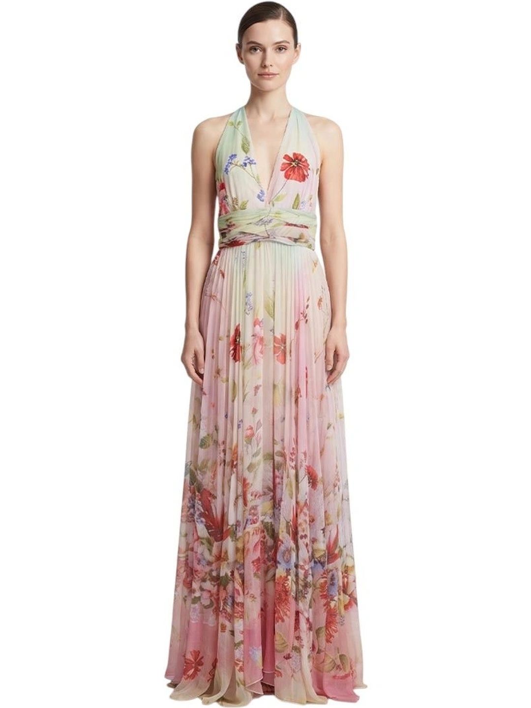 Roberto Cavalli Floral Print Maxi Dress-picture-14