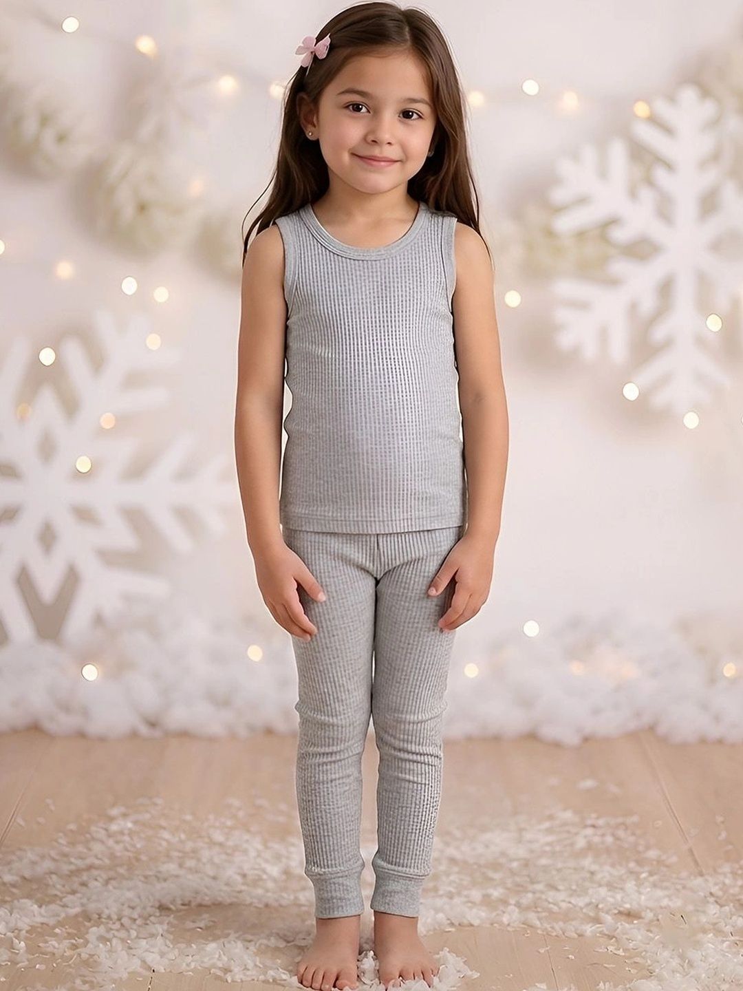Kanvin Girls Cotton Round Neck Thermal Set-picture-43