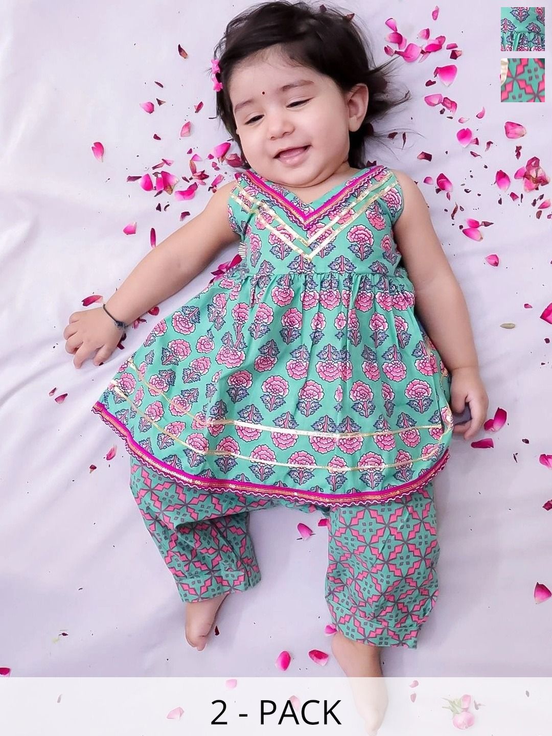 BownBee Girls Printed Dhoti Pants-picture-31