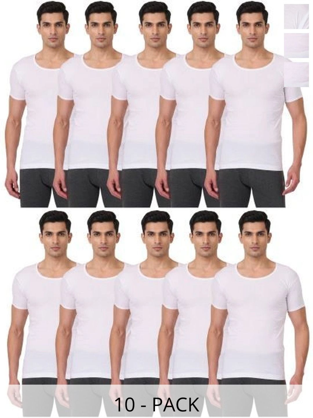 PRAKASAM COTTON Pack of 10 Cotton Undershirt-picture-42