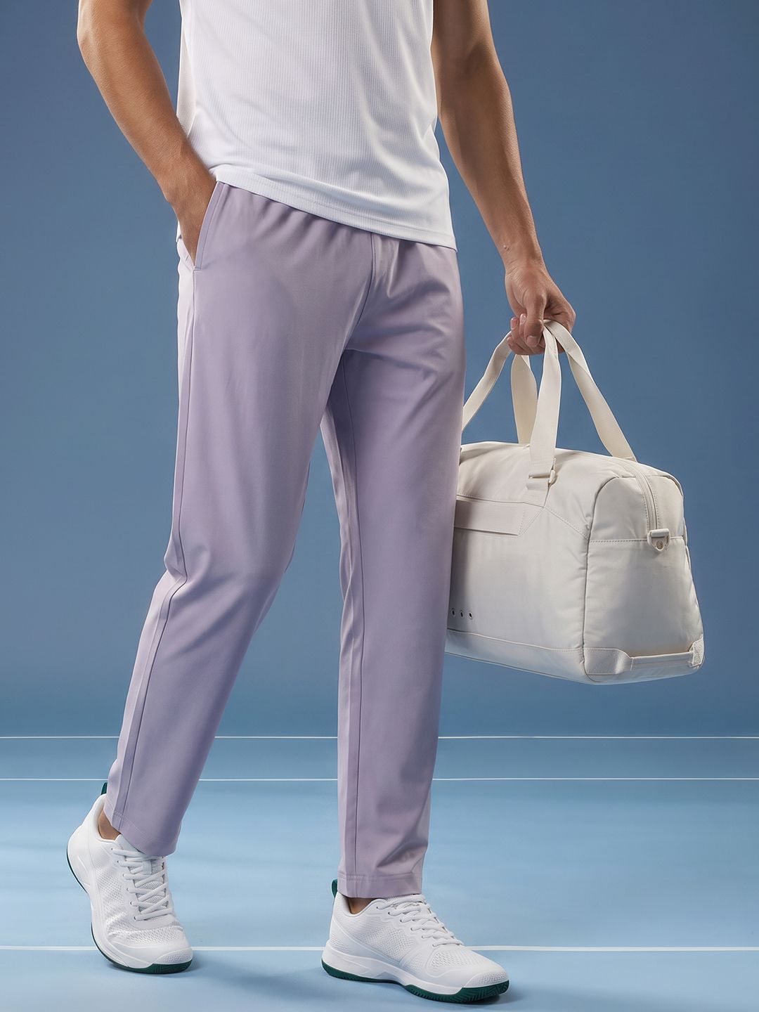Slazenger Men Brand Logo Printed Track Pants-picture-17