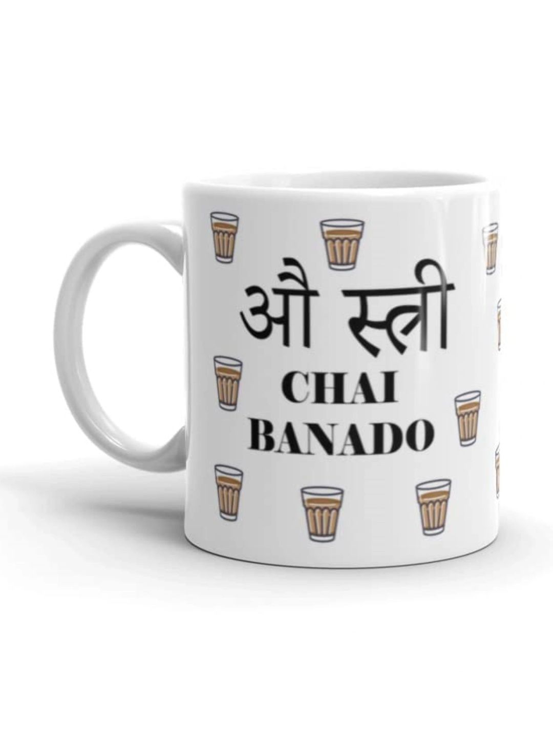 TAJNAN White Text or Slogans Printed Ceramic Glossy Mugs Set of Cups and Mugs-picture-2
