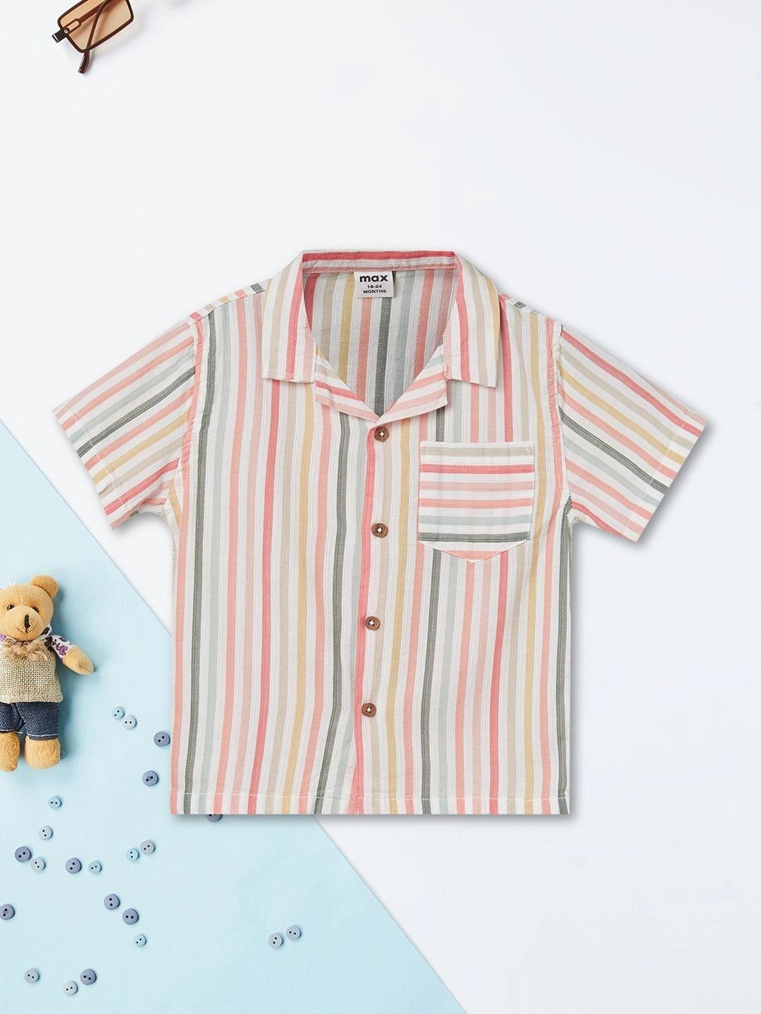 max Boys Striped Casual Shirt-picture-26