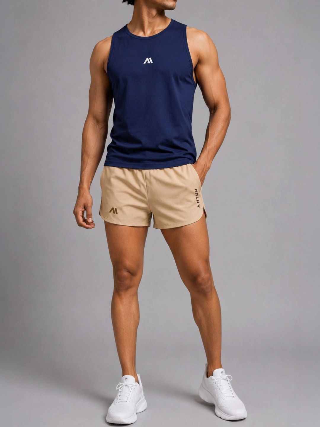 ANTUM Men Training or Gym Sports Shorts-picture-10