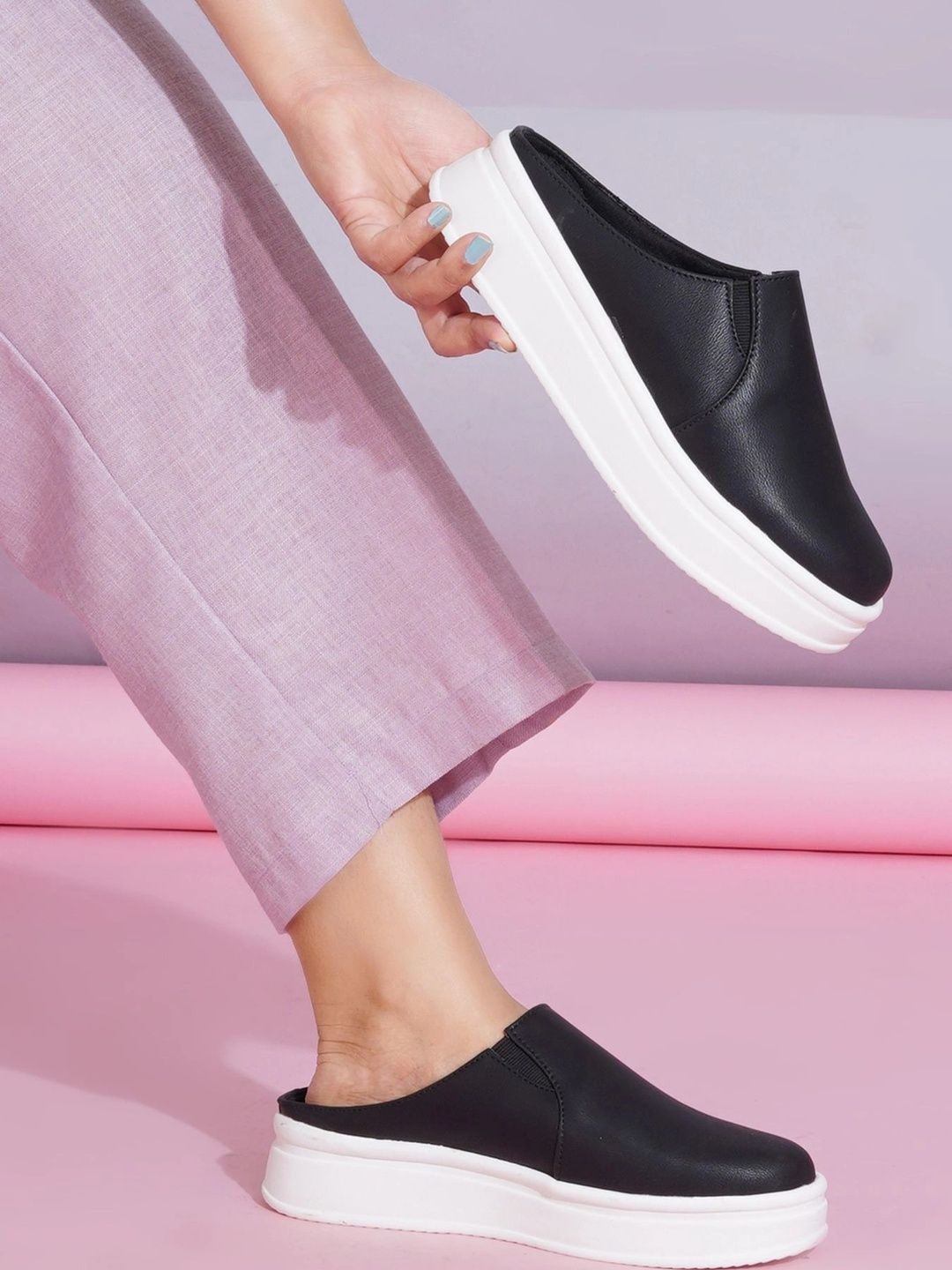 TRYME Women PU Mules-picture-15