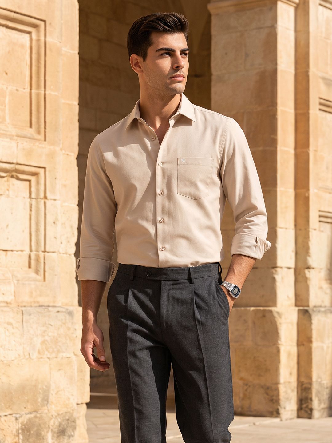 INVICTUS Textured Formal Shirt-picture-55