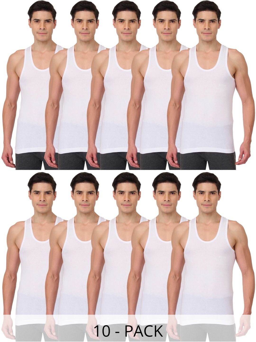 PRAKASAM COTTON Pack of 10 Cotton Undershirt-picture-43
