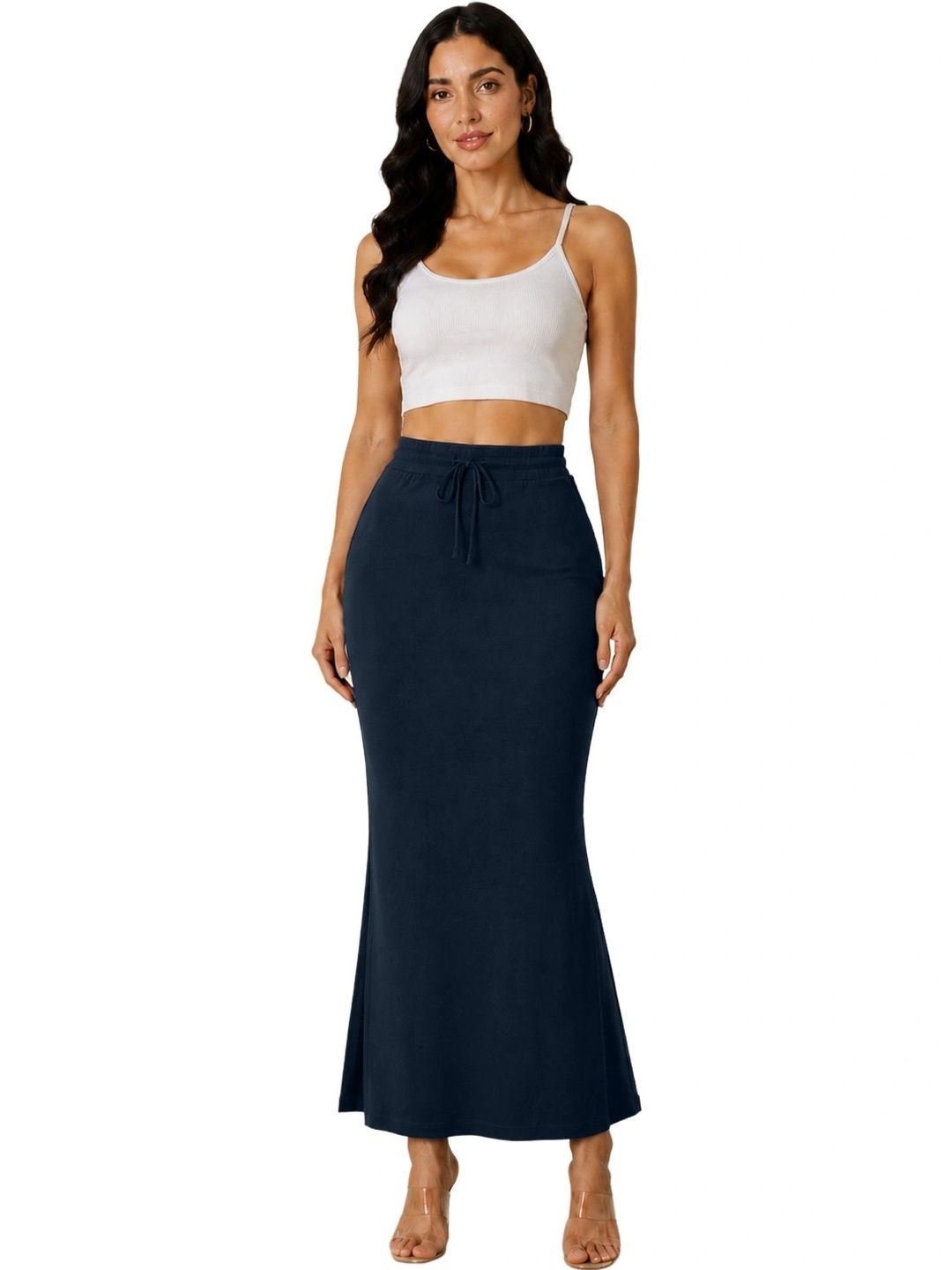 BELIZZI PARIDHAN Mid-Rise Saree Shapewear WIth Drawstring Closure-image-45