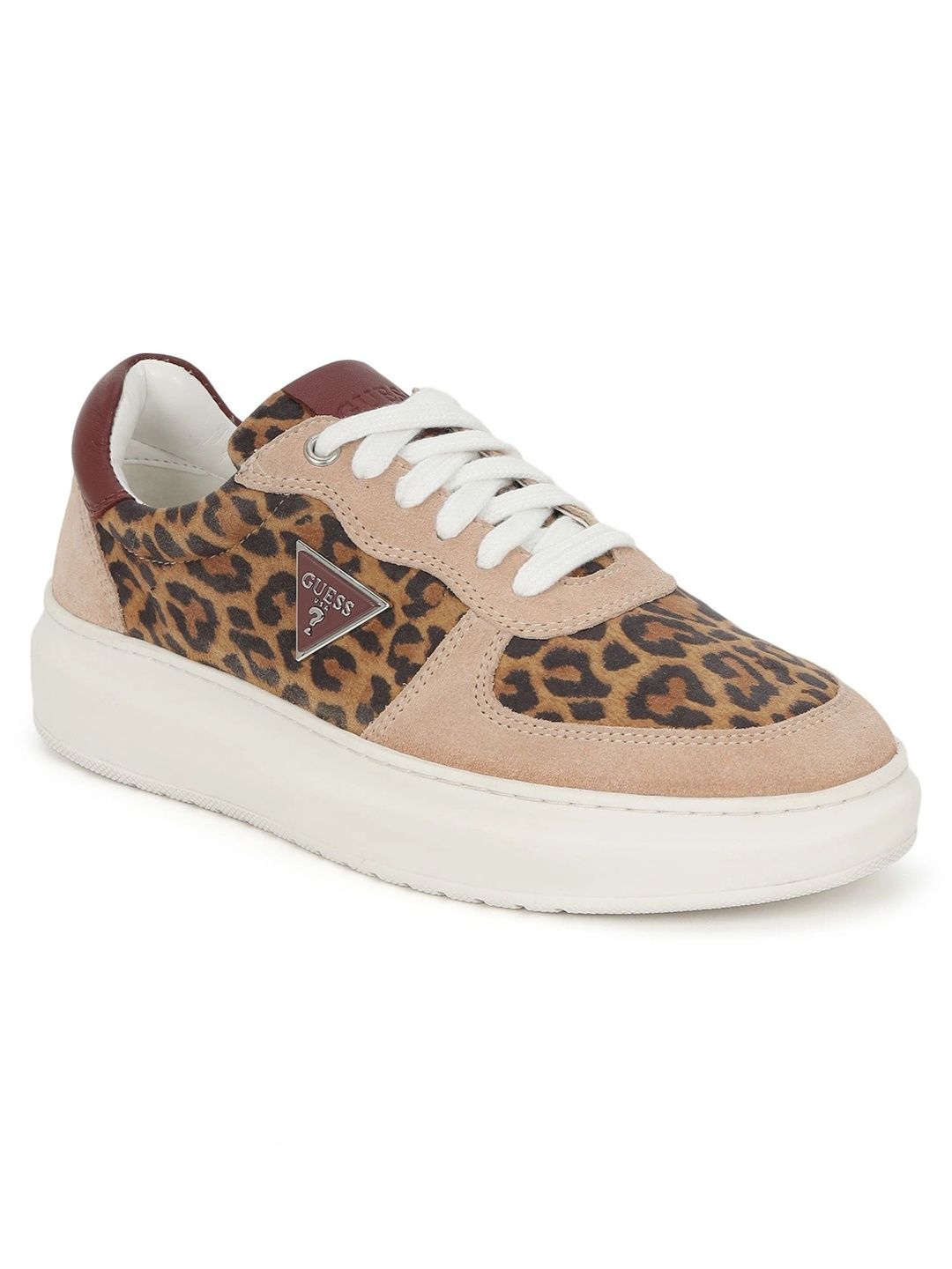 GUESS Women Printed Leather Sneakers-image-45