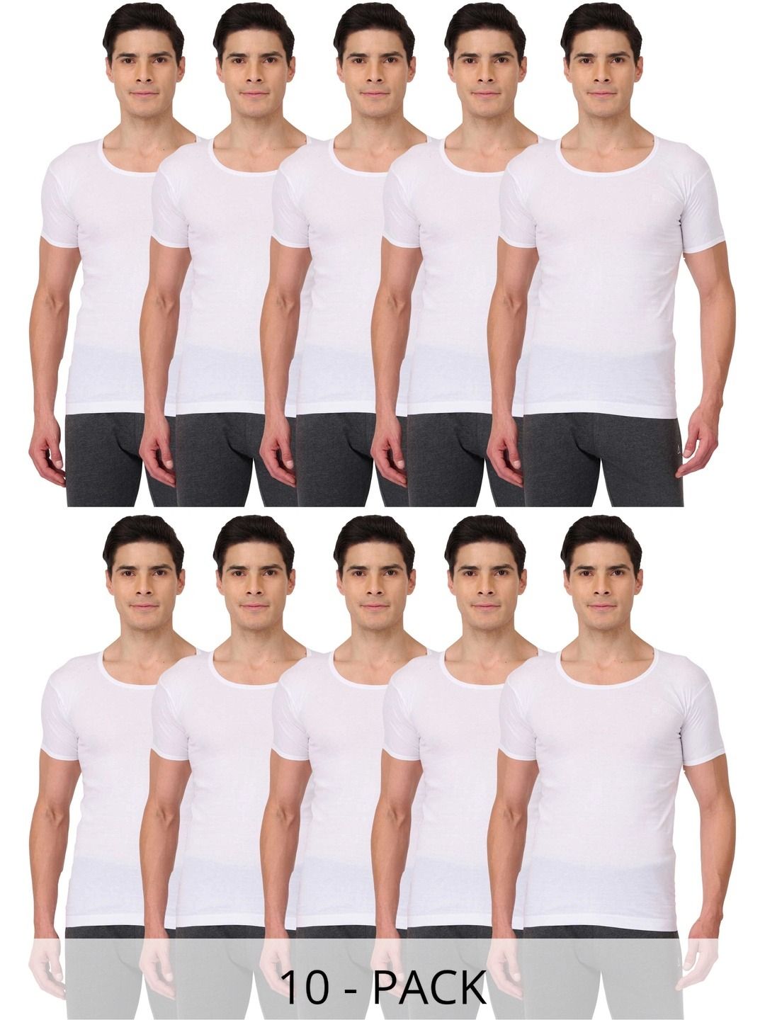 PRAKASAM COTTON Pack of 10 Cotton Undershirt-picture-50
