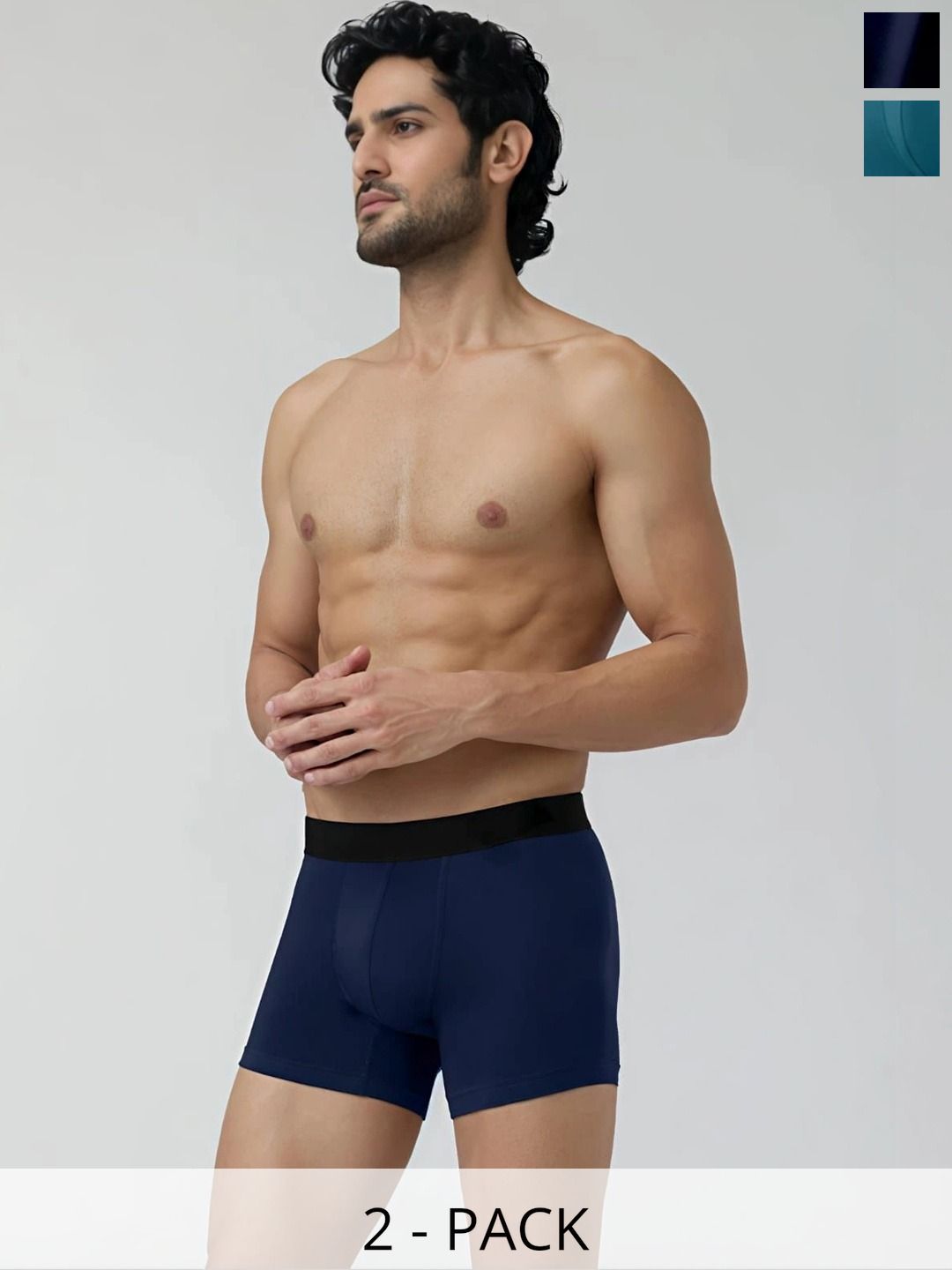 JISHVA Pack of 2 Solid Trunks-picture-55