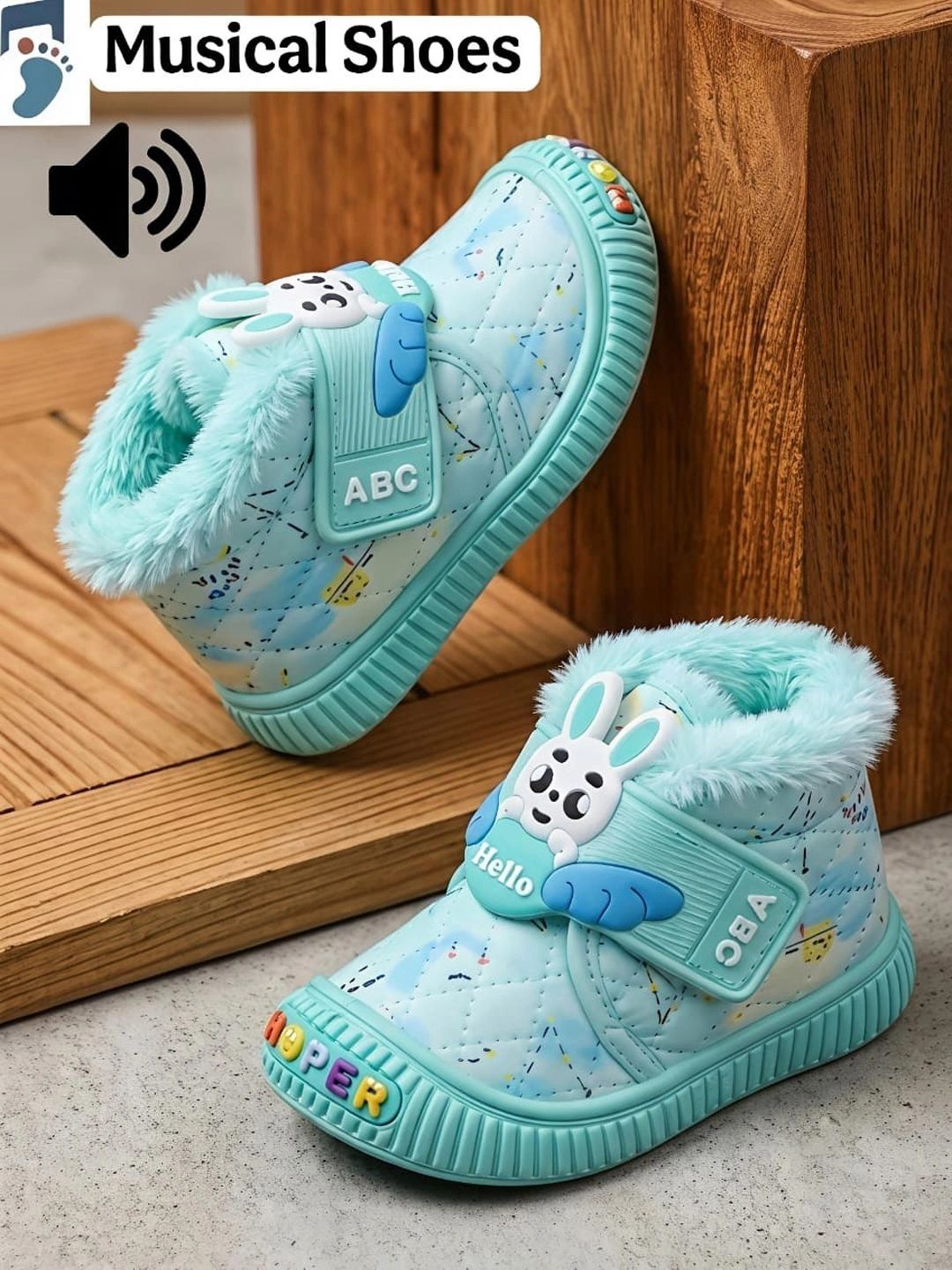Crazyly Unisex Kids Printed Sneakers-picture-14