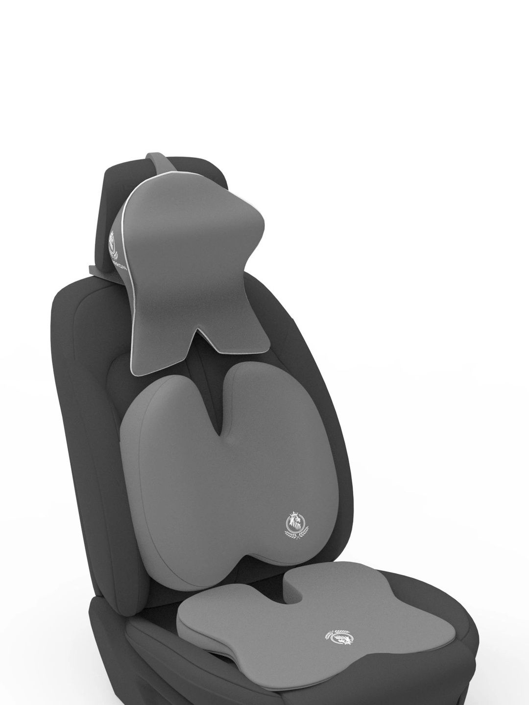 MRRON Grey Memory Foam Car Seat Cushion-picture-15