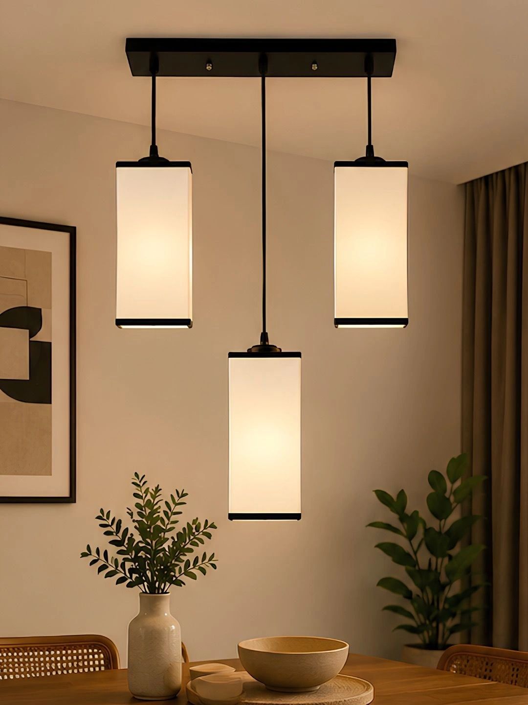 Myntra Elegant Homes White Contemporary Ceiling Lamp-picture-13