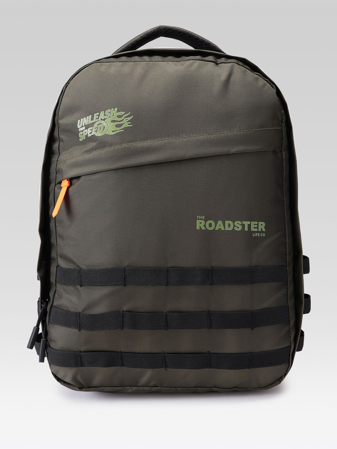 The Roadster Life Co. Unisex Brand Logo Printed Backpack with Daisy Chains-picture-31