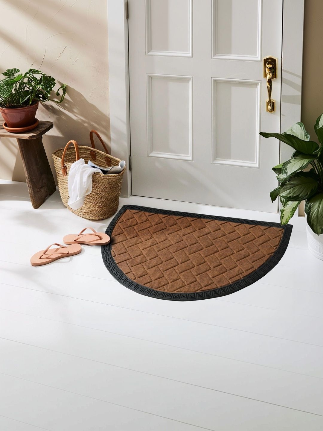 Galaxy Home Decor Brown & Black Waterproof Anti-Skid Doormats-picture-38