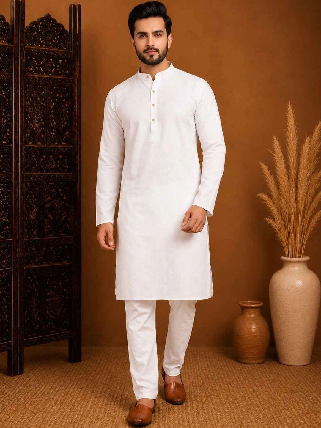 House of Pataudi Men Kurta-picture-17