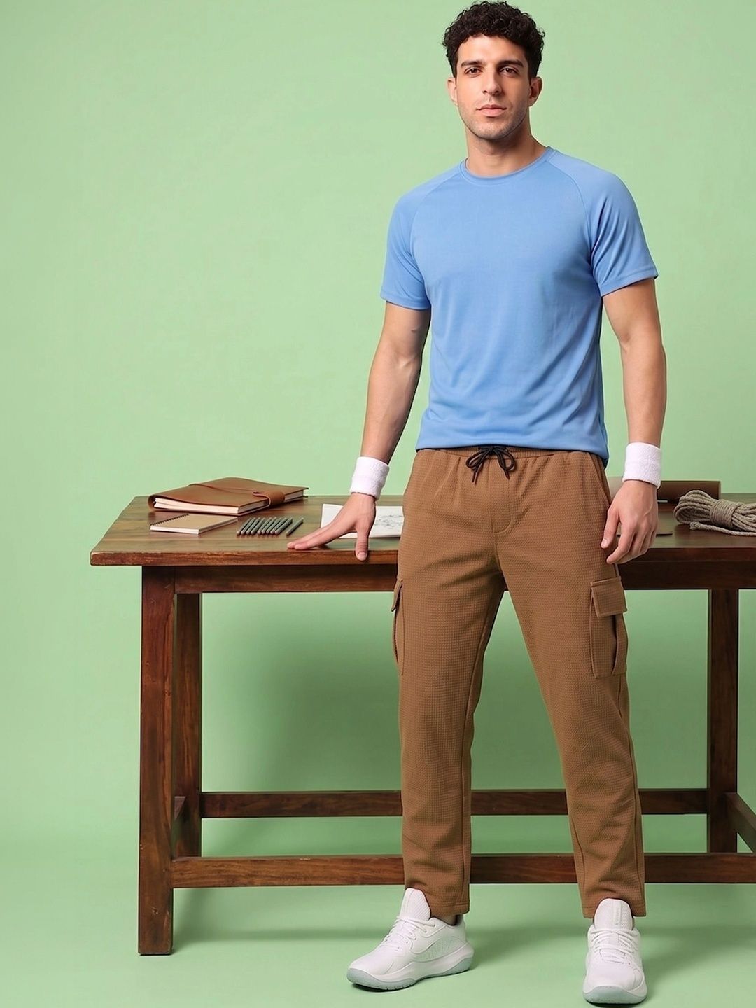 R.Code by The Roadster Life Co. Men Smart Trousers-picture-24