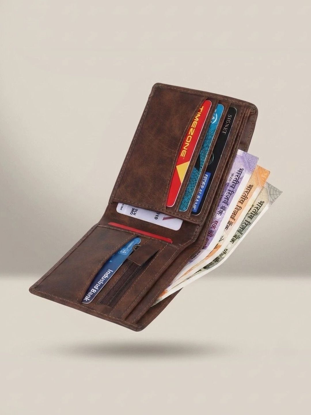 Fabacle Men Textured Two Fold Wallet-picture-21