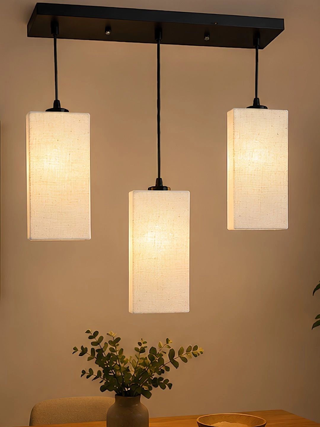 Myntra Elegant Homes White Textured Contemporary Ceiling Lamp-picture-41