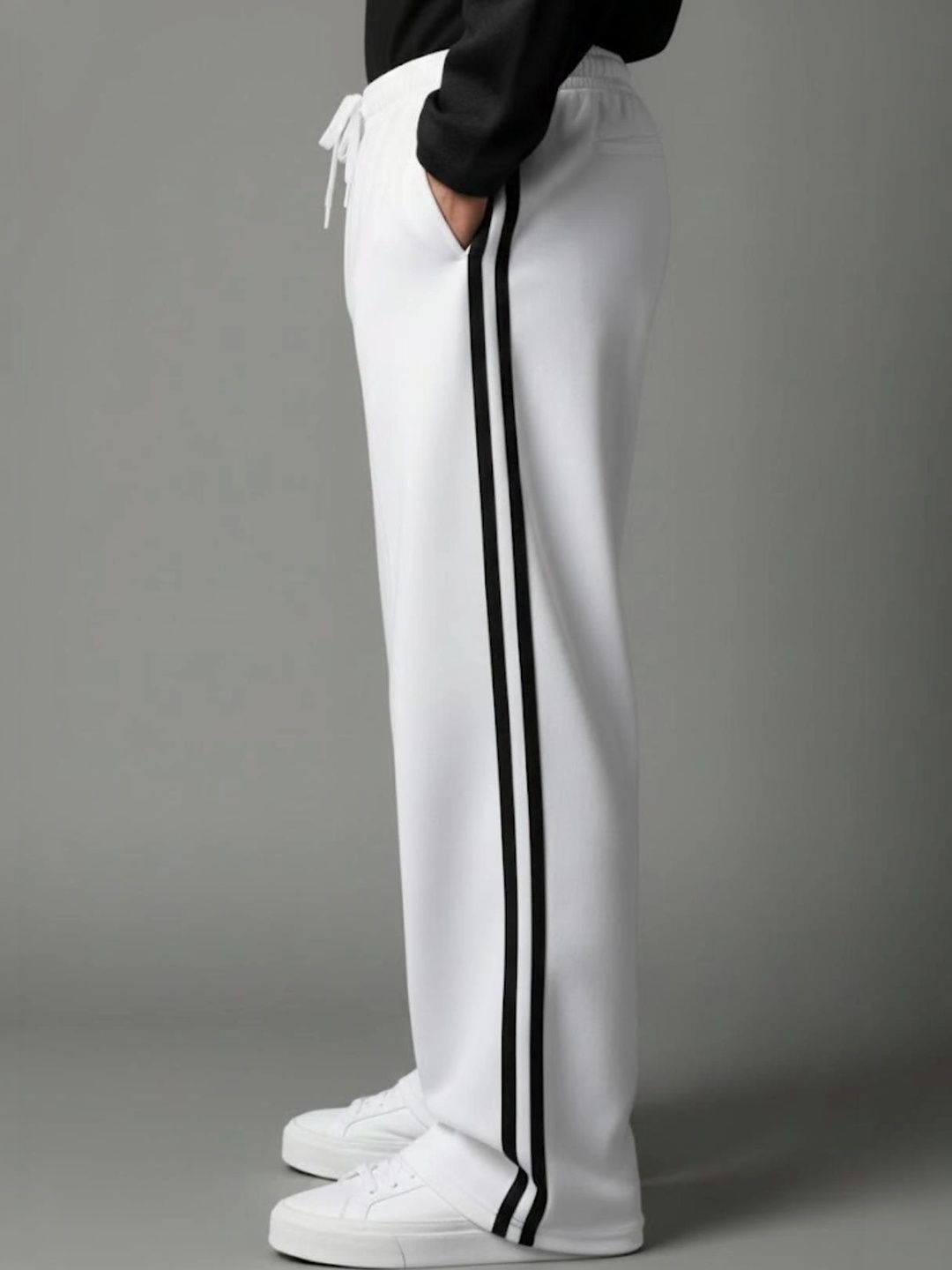 Daphne Maurier Men Striped Regular Fit Training Track Pants-picture-40