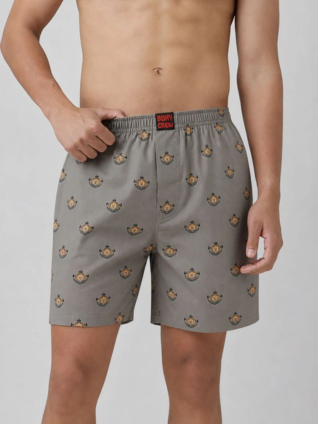 Boxy Crew Printed Pure Cotton Boxers-picture-36