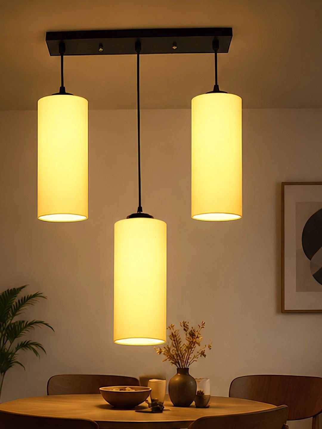 Myntra Elegant Homes Yellow Contemporary Ceiling Lamp-picture-16