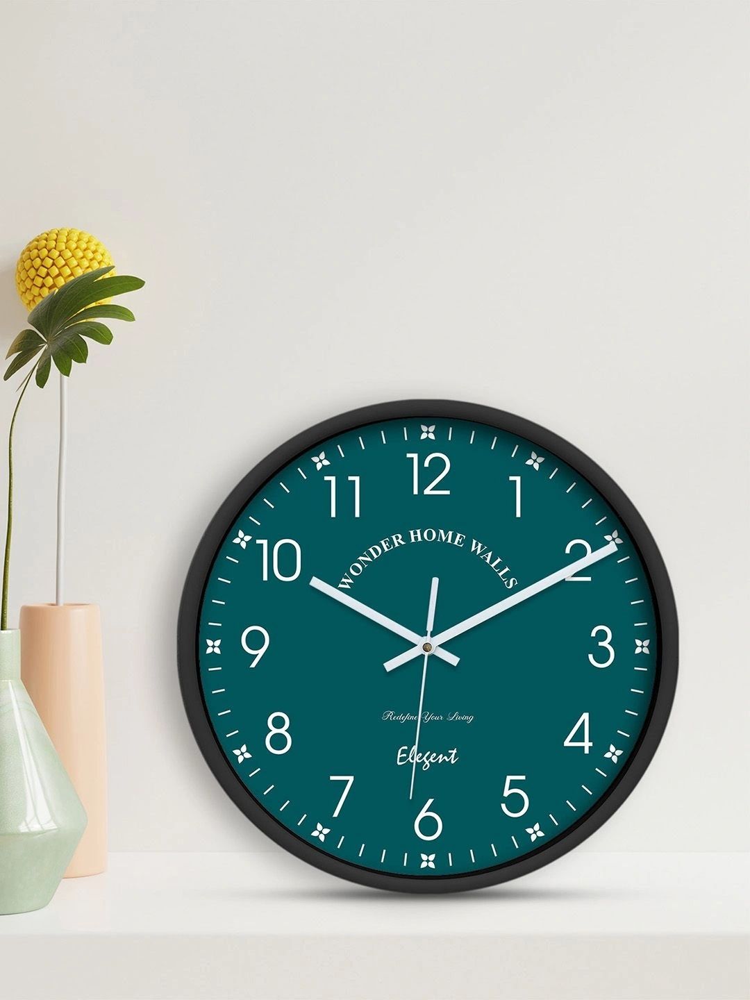Wonder Home Walls Teal Wall Clock-picture-45