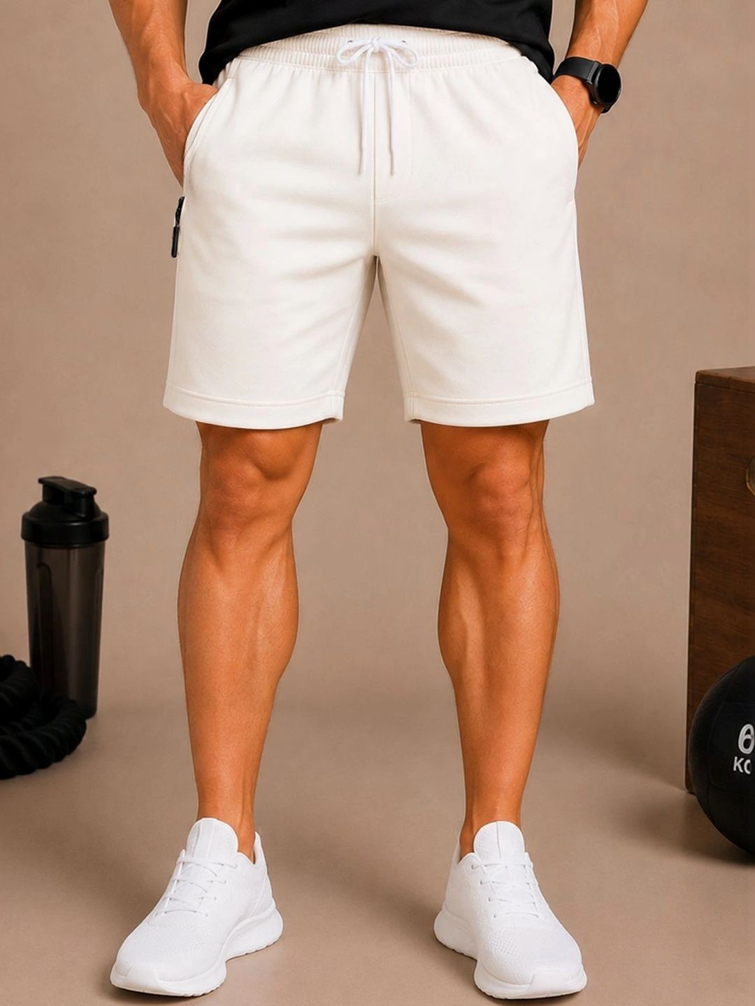 RETWE Men Training or Gym Shorts-picture-11
