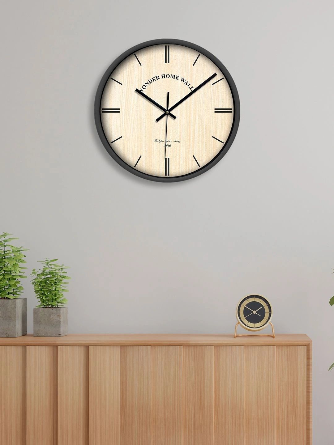 Wonder Home Walls Multicoloured Textured Wall Clock-picture-44