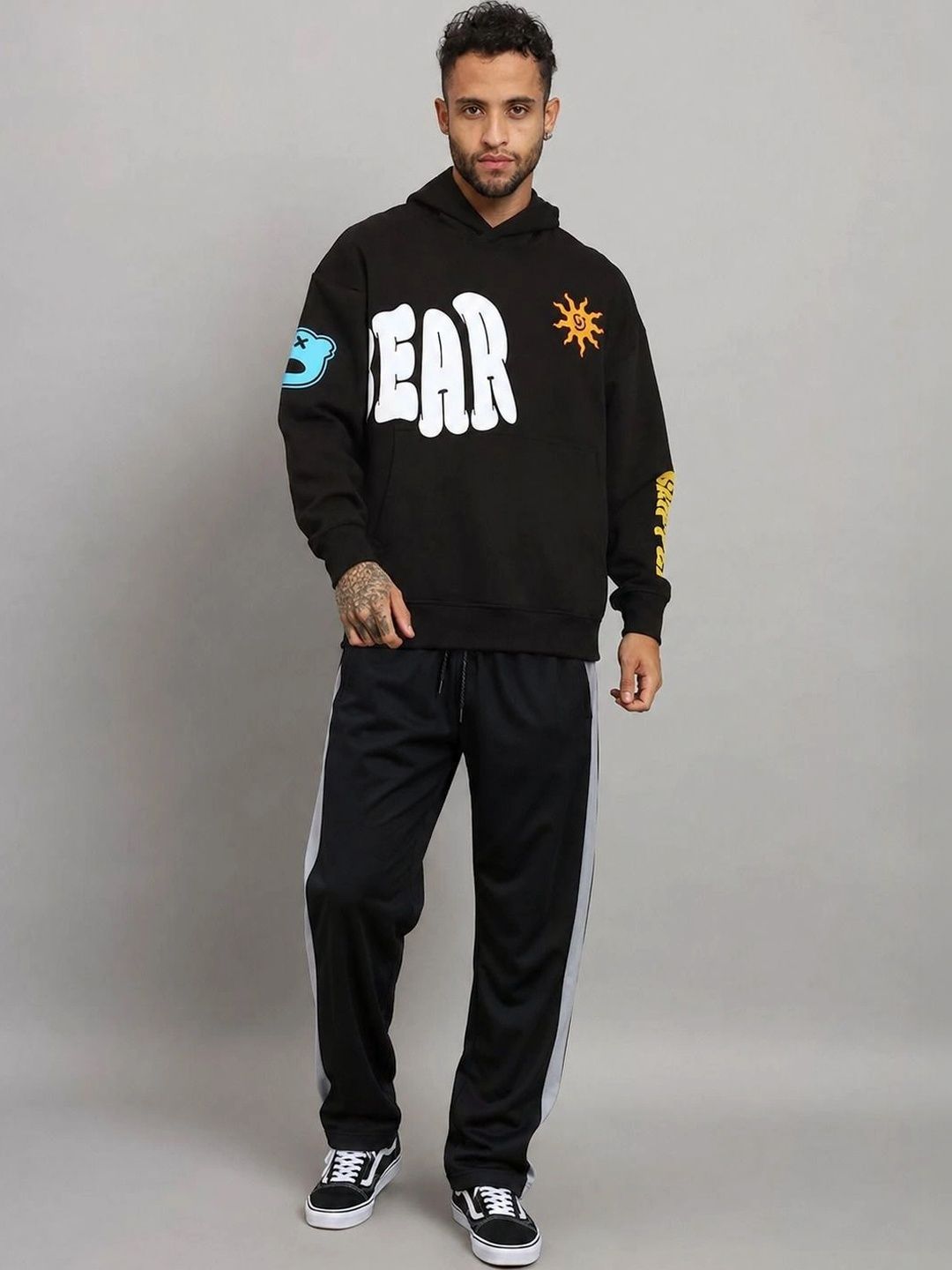 r.code by the roadster life co. The Roadster Lifestyle Co. Men Regular Fit Training Cotton Track Pants-picture-16