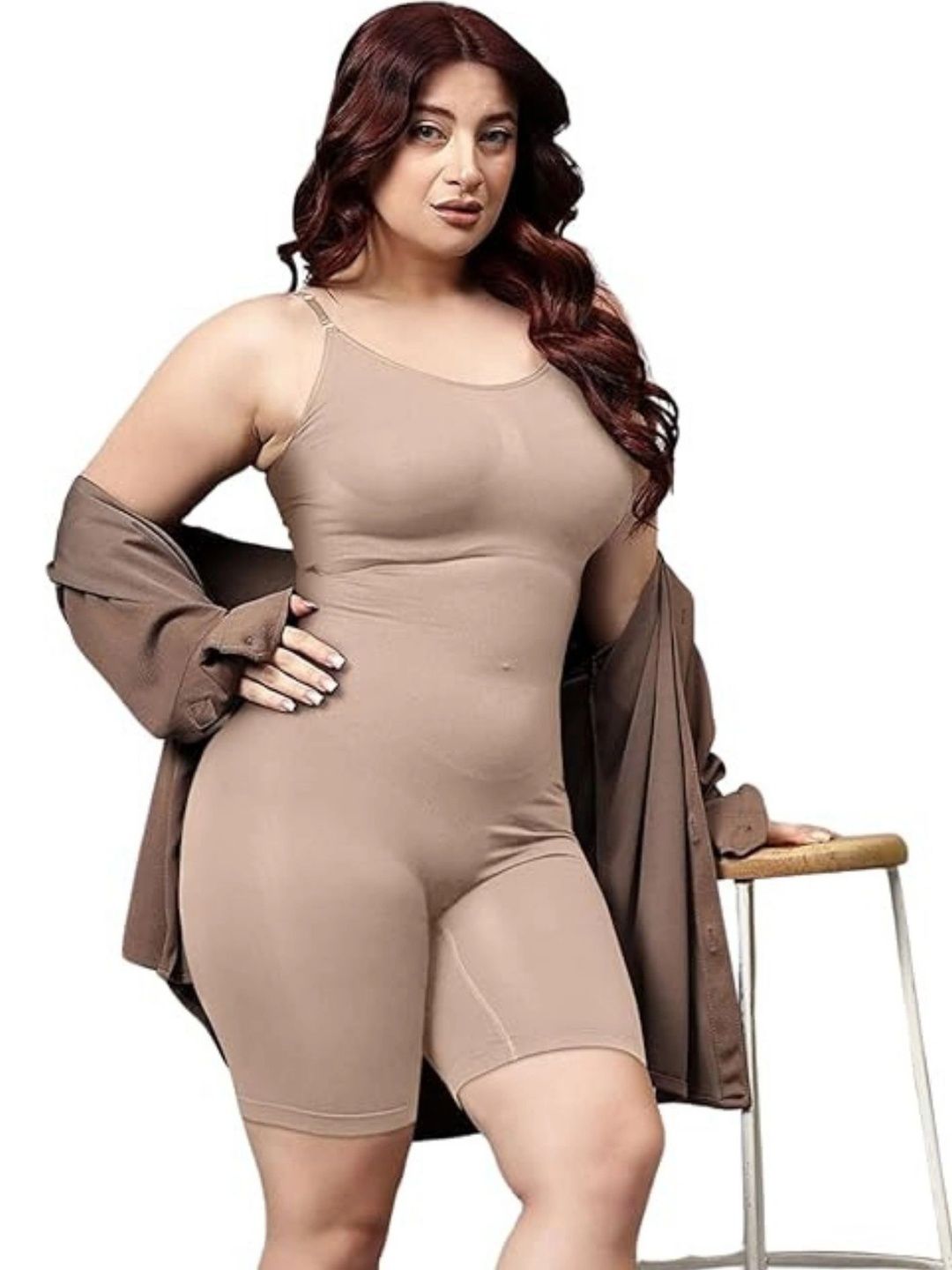 BRACHY Slim Fit Seamless Full Body Shaperwear-picture-9