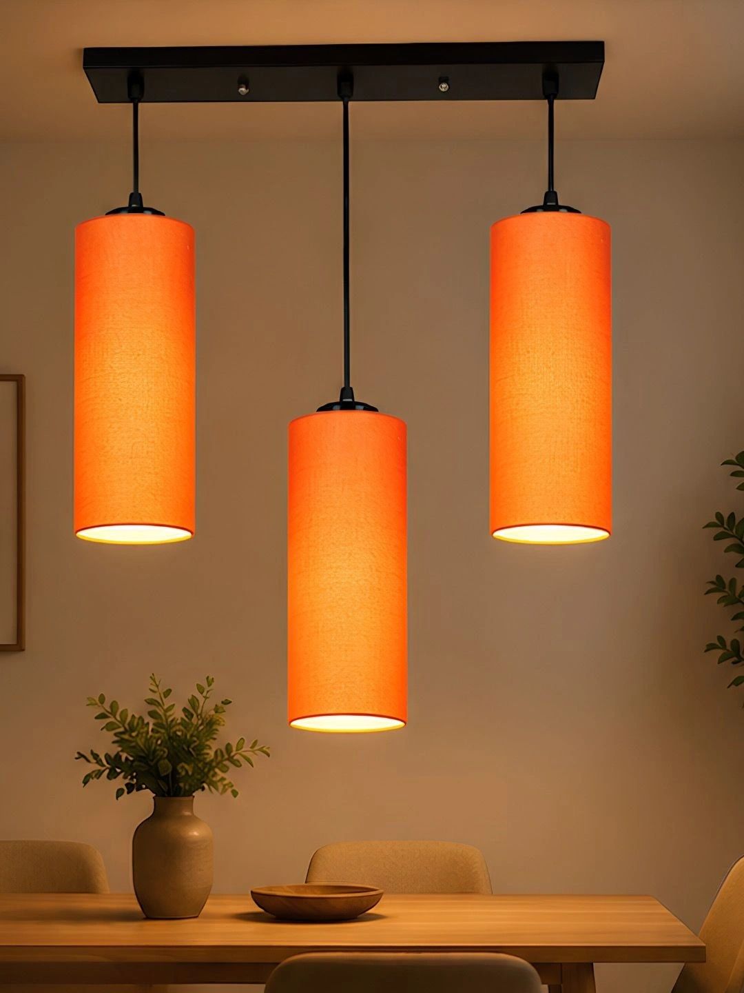Myntra Elegant Homes Orange Traditional Ceiling Lamp-picture-35