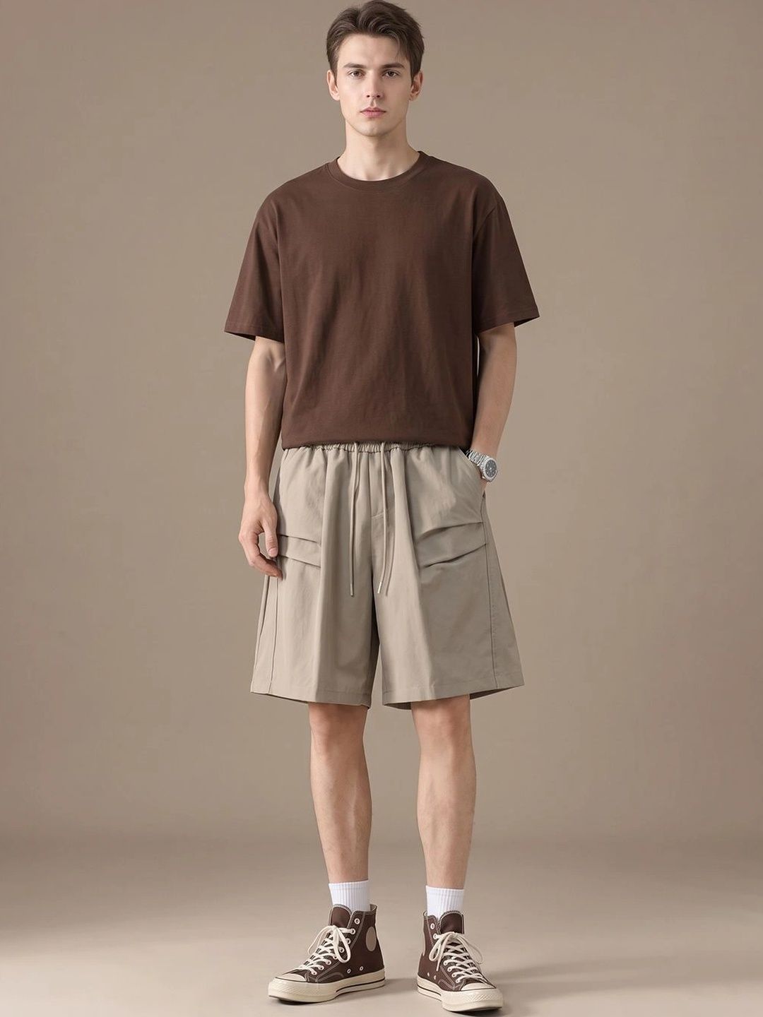 Suo Men Cargo Shorts-picture-36