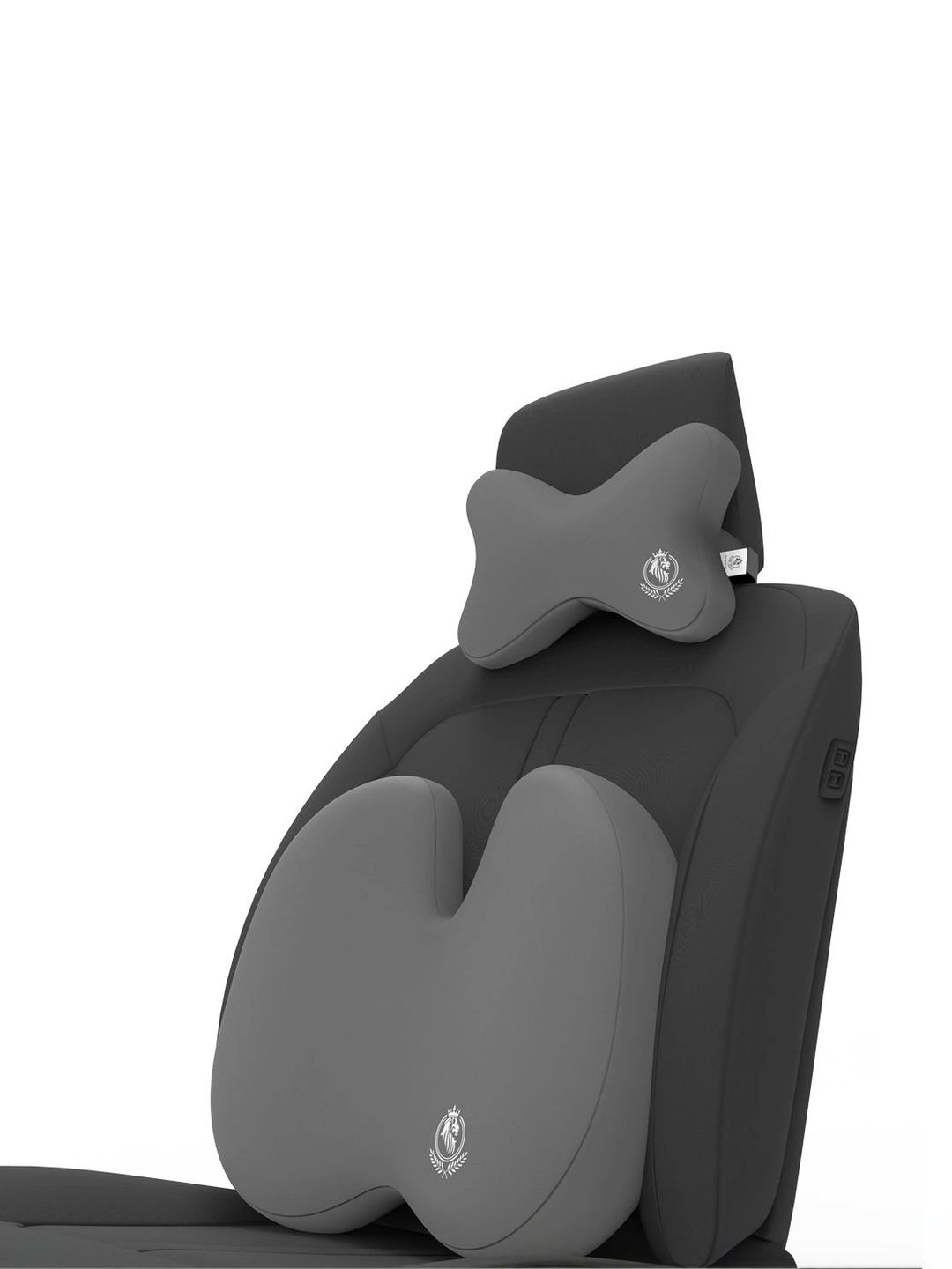 MRRON 2Pcs Grey Car Seat Cushions-picture-17