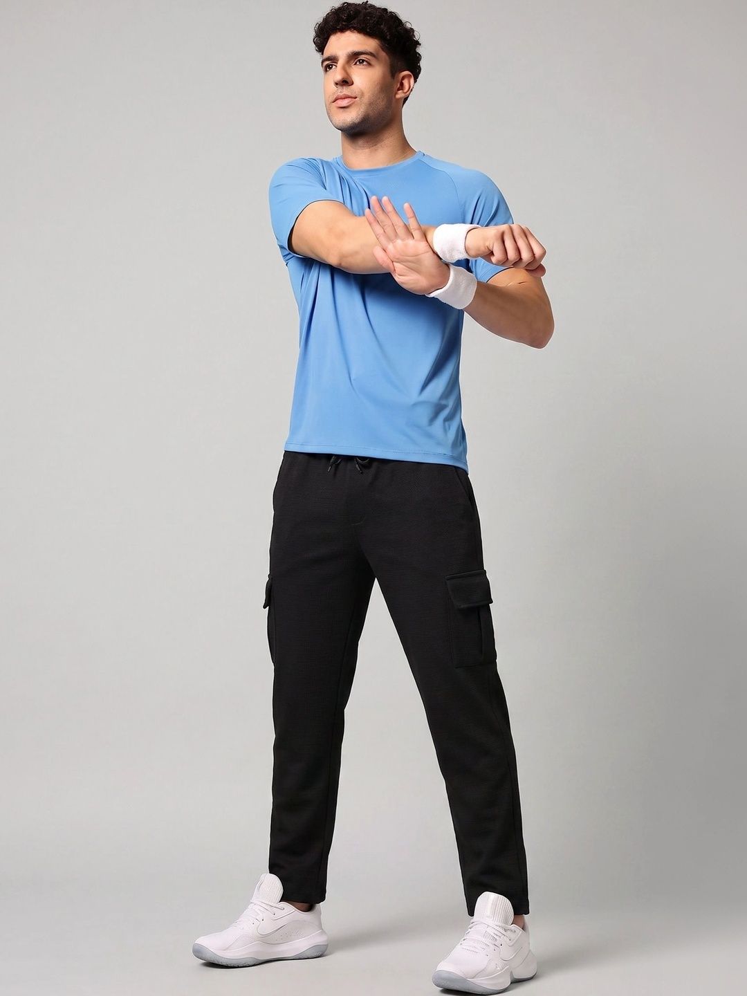 R.Code by The Roadster Life Co. Men Smart Cargo Cotton Trousers-picture-37