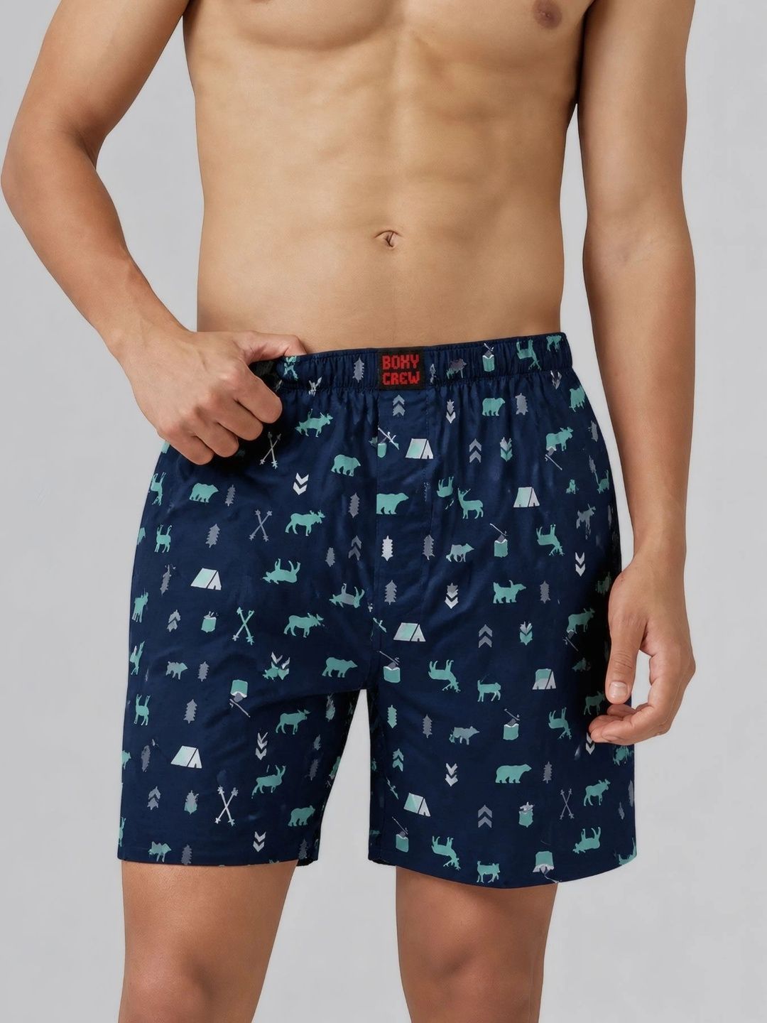 Boxy Crew Printed Pure Cotton Boxers-picture-13