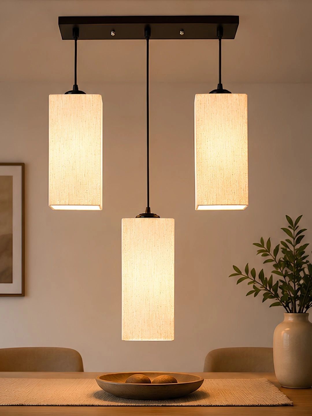Myntra Elegant Homes Off White Textured Contemporary Ceiling Lamp-picture-24