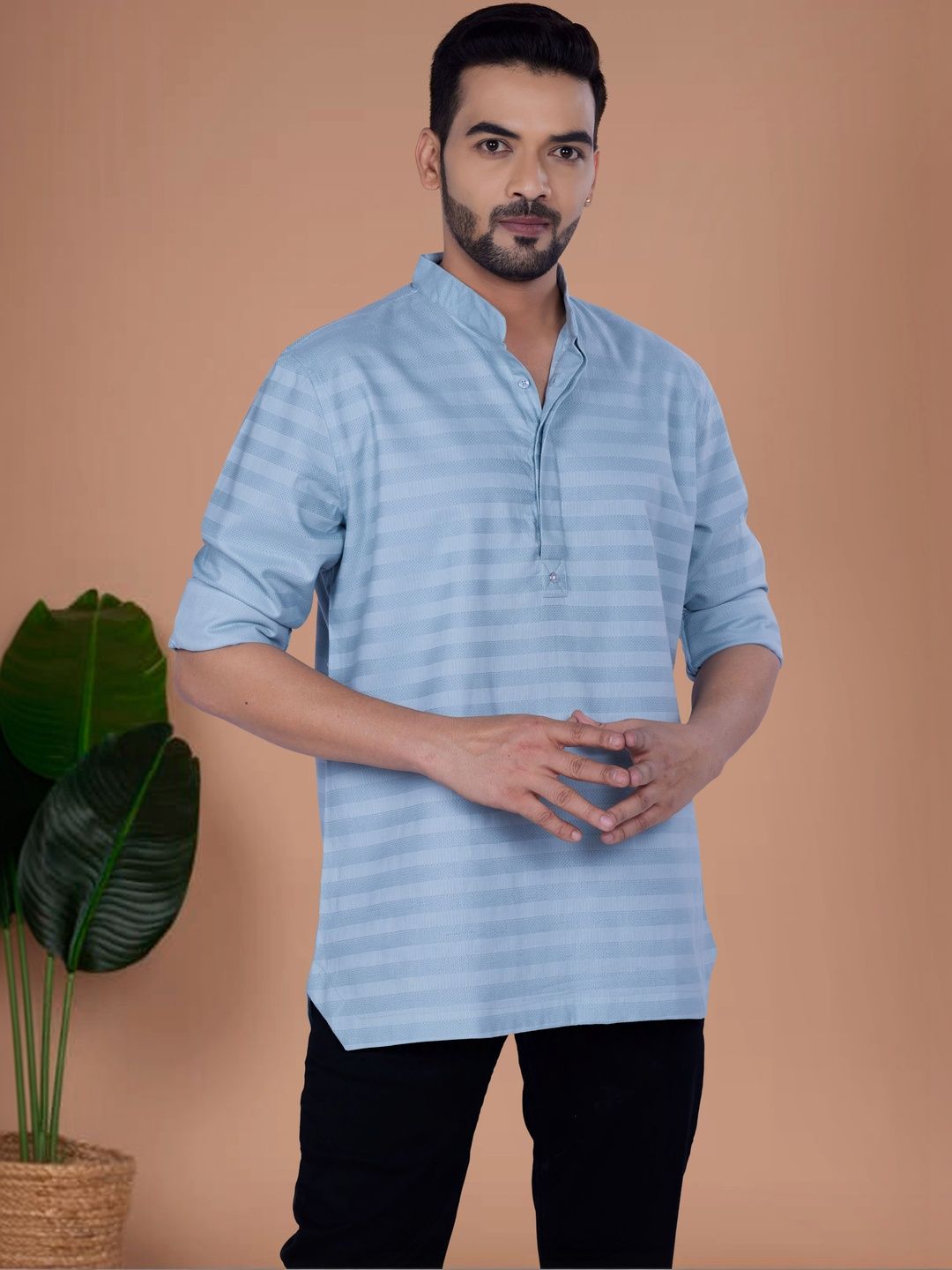 DULHAPAKSH Men Striped Kurta-picture-57