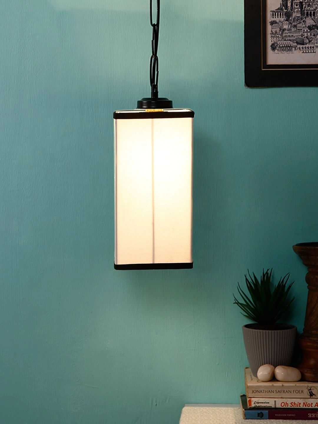 Myntra Elegant Homes White Contemporary Ceiling Lamp-picture-11