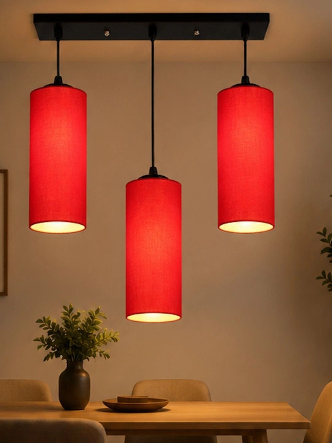 Myntra Elegant Homes Red Contemporary Ceiling Lamp-picture-51