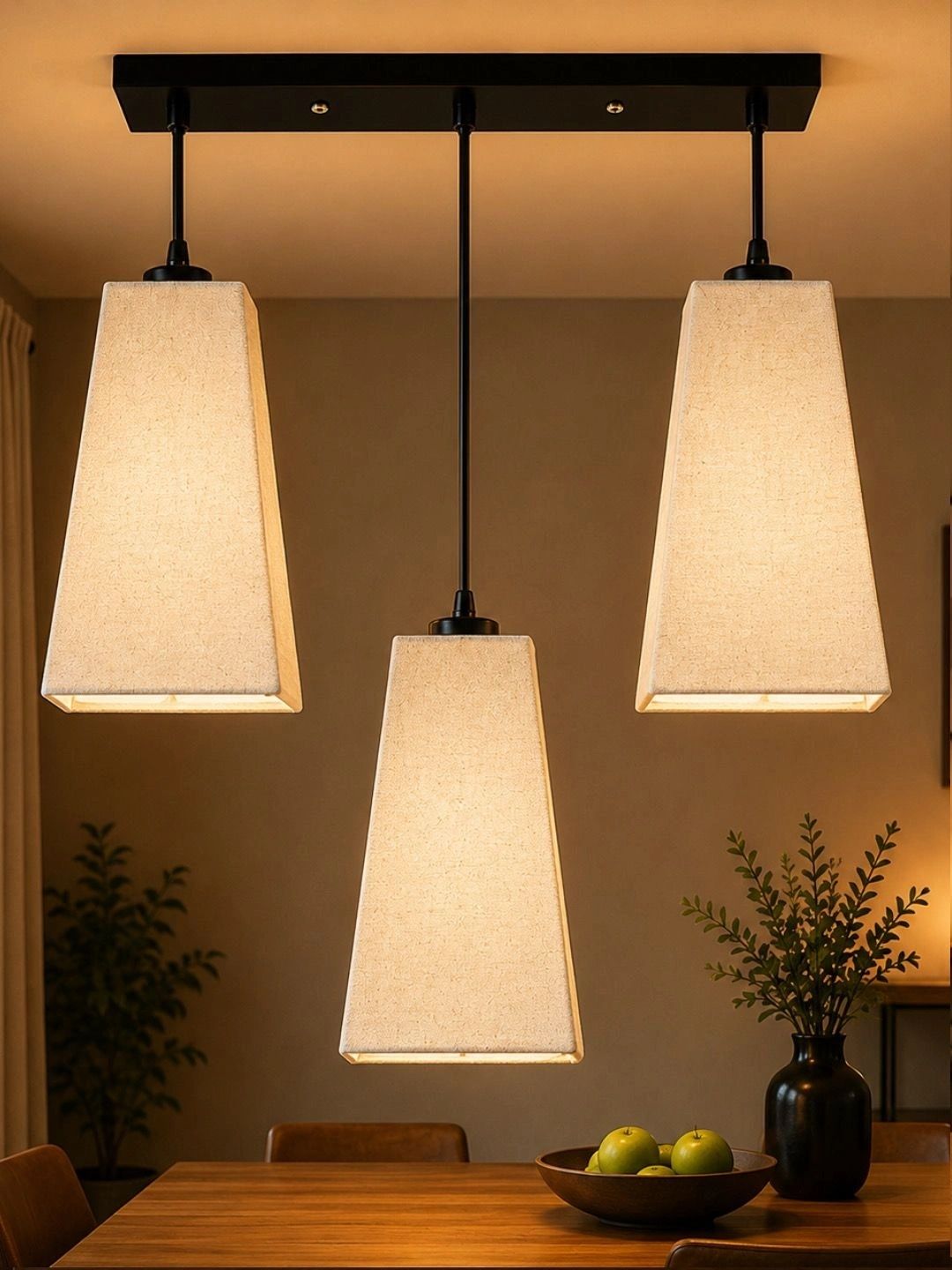 Myntra Elegant Homes White Textured Contemporary Ceiling Lamp-picture-15