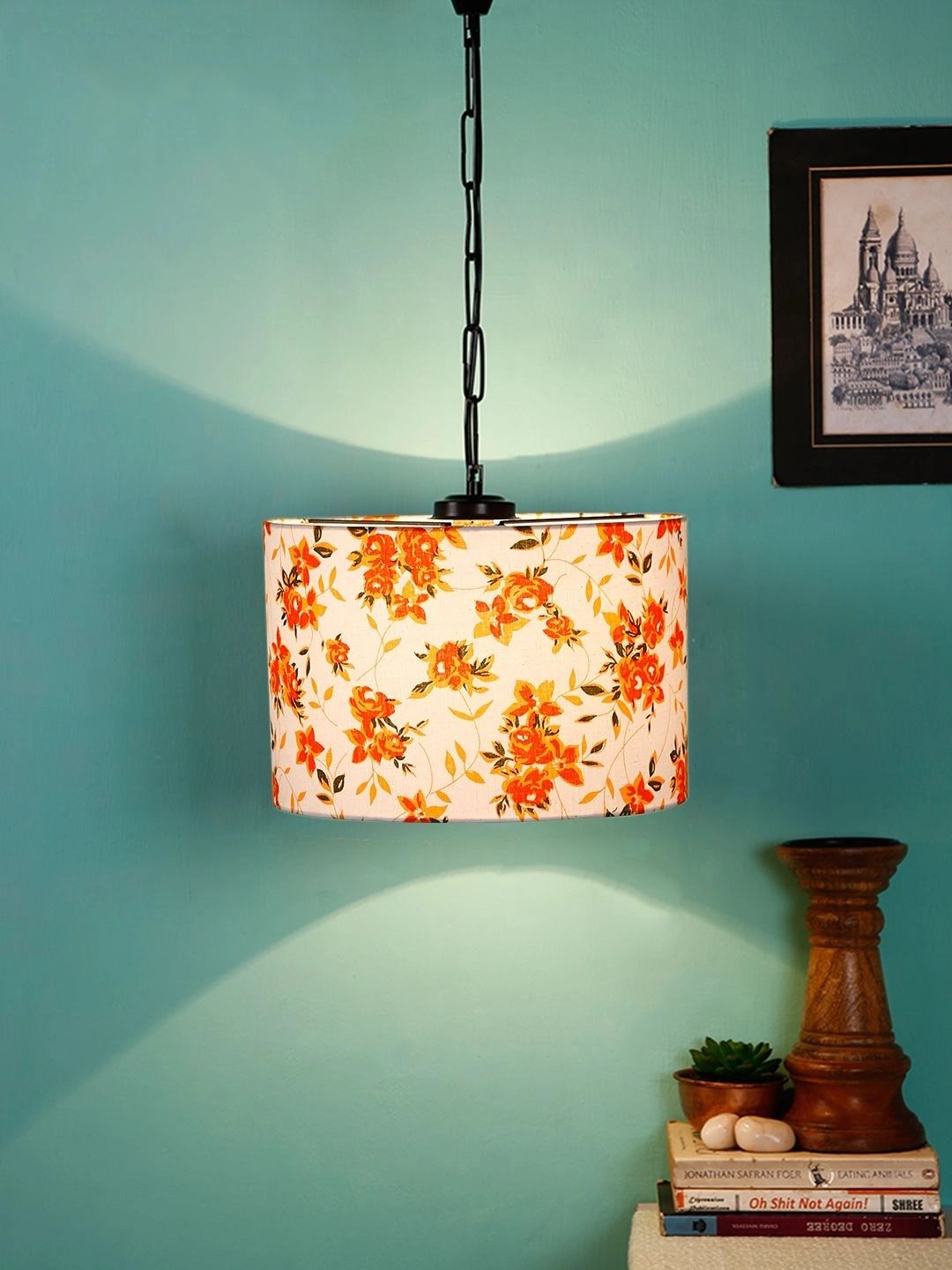 Myntra Elegant Homes Multicoloured Printed Ceiling Lamp-picture-33